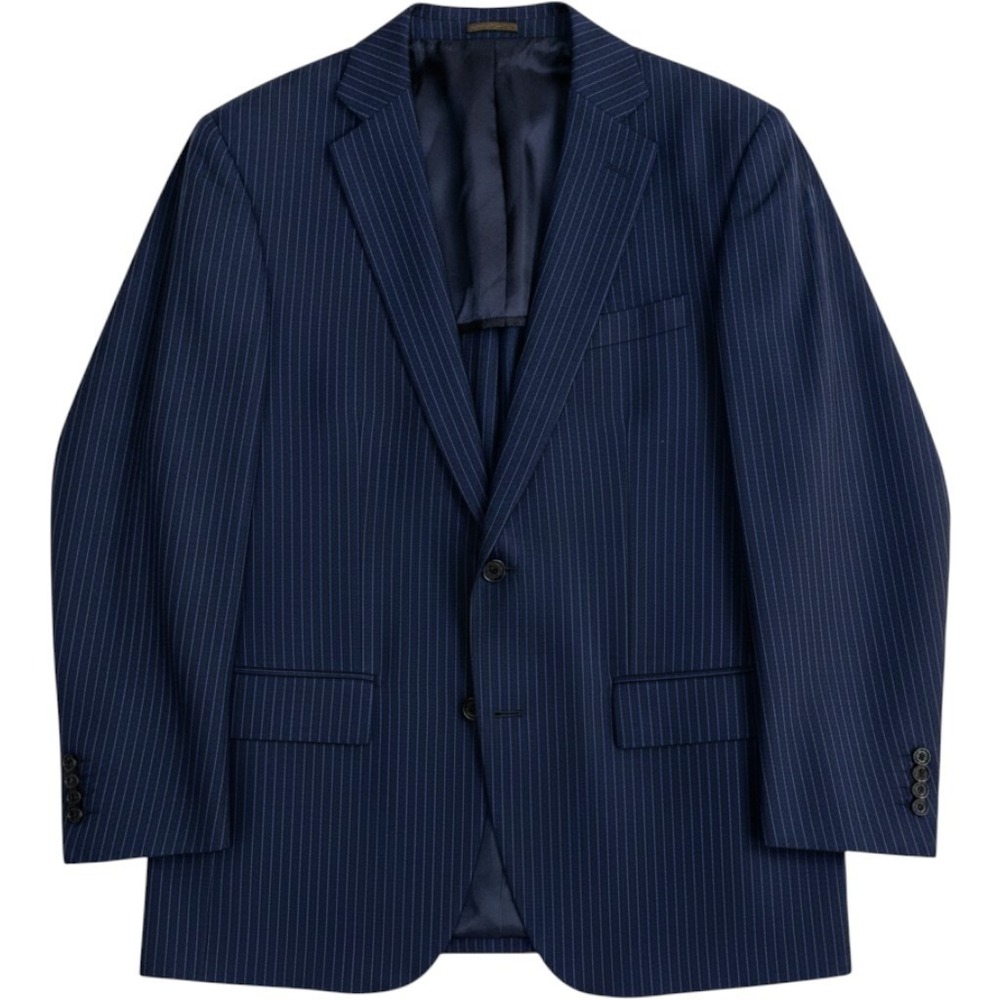 Brooks Brothers Blazer Mens Reda 1865 Sport Coat Regent Fit Blue Pinstripe 40 R